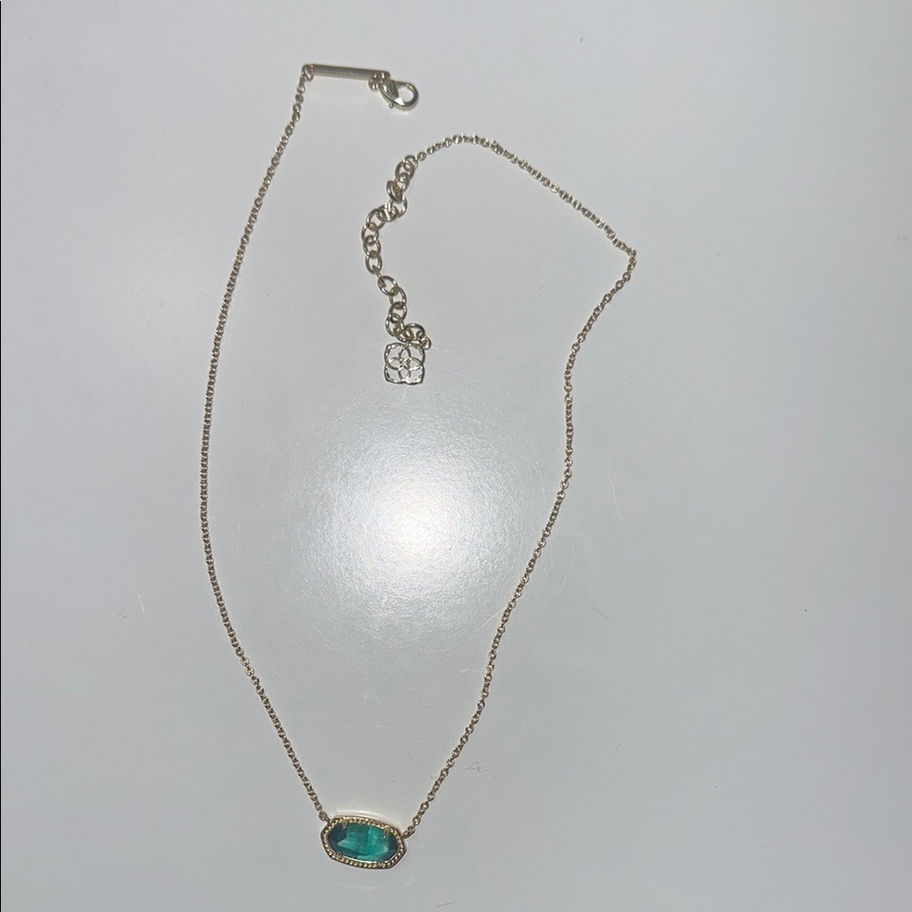Kendra Scott Emerald Necklace